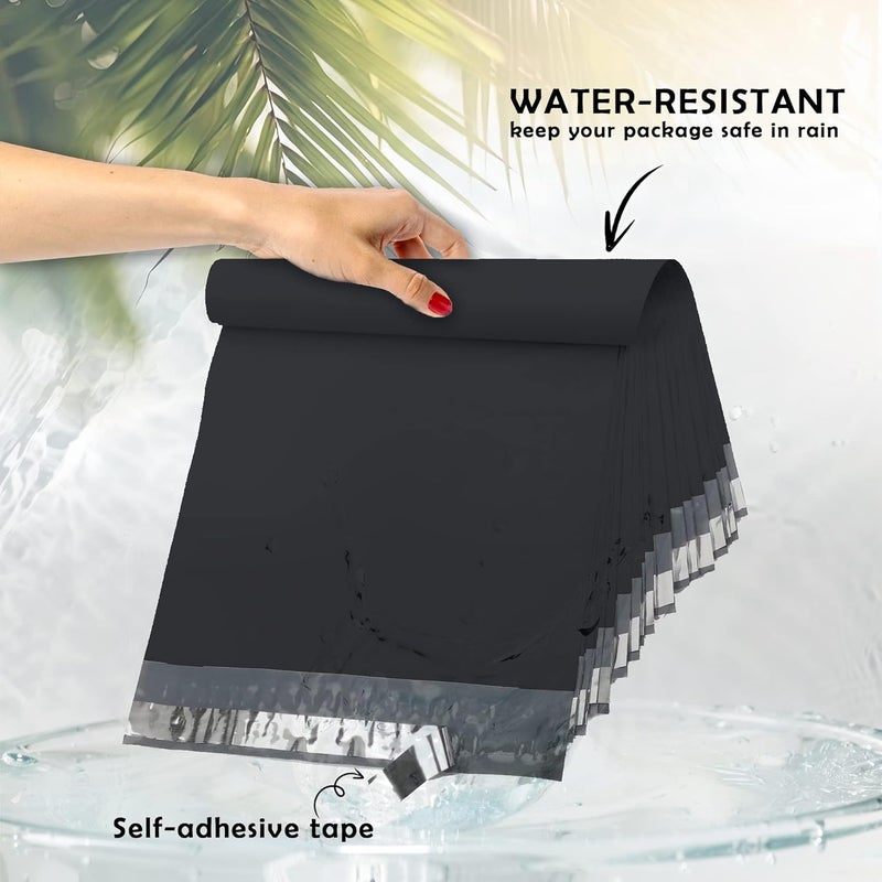 Yens Poly Mailers Waterproof Self Seal Adhesive Shipping Bags for Shipping, Mailing, Packaging (Black, #M4(10"X13")-1000 Pack Bulk Box) - Image 3
